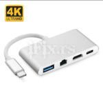 4u1 Hub USB-C na USB 3.0/Ethernet/HDMI/USB-C - Slika 5
