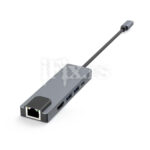 Hub USB-C na USB 3.0 x2, HDMI 4K, Lan, USB-C 5u1 - Slika 2