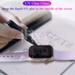 Staklo za zastitu ekrana UV Full Glue za Apple Watch 42mm - Slika 10