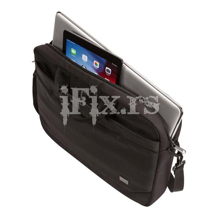Case Logic Advantage - Borsa Attaché Per Laptop 17,3'' - Compartimenti Organizzati - Nera