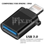Adapter OTG Lightning na USB 3.0 sa transfer funkcijom - Slika 2