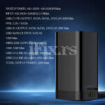 EU stanica za napajanje 2500W 4 uticnice + 3xUSB QC PD 30W, Wireless 15W Ldnio SEW4485 - Slika 11
