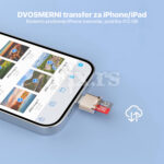 Lightning na TF i Micro SD kartice - dvosmerni citac za iPhone | iPad - Slika 3