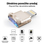 Lightning na TF i Micro SD kartice - dvosmerni citac za iPhone | iPad - Slika 4