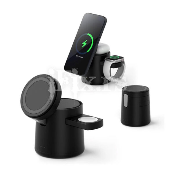 Bezicni punjac MagSafe 3u1 za iPhone, AirPods, Apple Watch S7 15W