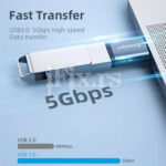 Adapter OTG USB-C zenski na USB-A muski Essager EZJCA-SRB0G - Slika 2