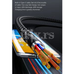 USB-C na USB-C kabl Essager 100W 2m EXCT1W-HCA0G-P - Slika 9