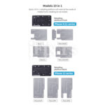 Platforma 10u1 za kuglanje srednjeg okvira za iPhone X-12 QianLi - Slika 3