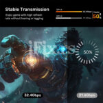 Dvosmerni USB-C na DisplayPort kabl 8K/60Hz Kettz TC-K860 2m - Slika 3