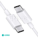 USB-C na USB-C kabl 5A 60W PD Coteci 32117 1m