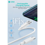 USB-C na USB-C kabl 5A 60W PD Coteci 32117 1m - Slika 3