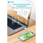 USB-C na USB-C kabl 5A 60W PD Coteci 32117 1m - Slika 4