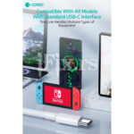 USB-C na USB-C kabl 5A 60W PD Coteci 32117 1m - Slika 5