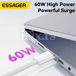 USB-C na USB-C kabl Essager 60W 1m EXCTT2-JS02-P - Slika 5