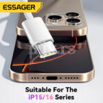 USB-C na USB-C kabl Essager 60W 1m EXCTT2-JS02-P - Slika 6