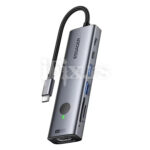 7u1 Hub USB-C na HDMI/USB-C/PD/USB-A 3.0 x2/SD/TF Essager EHB7-SX0G-Z