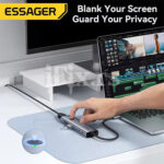 7u1 Hub USB-C na HDMI/USB-C/PD/USB-A 3.0 x2/SD/TF Essager EHB7-SX0G-Z - Slika 6