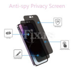 Staklo za zastitu ekrana Privacy Miboshi ESD GLASS antistatic za iPhone 17 | 17 Pro | 17 Pro Max | Air - Slika 2