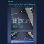 Thunderbolt 5 USB-C na USB-C kabl 120Gbps 240W 4K PD Coteci 1.5m - Slika 5