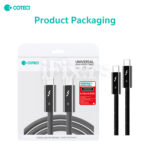Thunderbolt 5 USB-C na USB-C kabl 120Gbps 240W 4K PD Coteci 1.5m - Slika 9