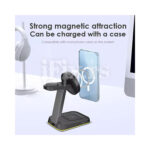 Bezicni magnetnipunjac 3u1 za iPhone, Apple Watch i AirPods 15W - Slika 4