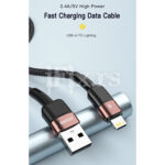 USB-A na Lightning kabl Essager EXCL-XC01 za iPhone 2m - Slika 7