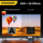 4K HD HDMI Video bi-direkcioni razdelnik / switcher Essager EQHH2-HX0G-Z - Slika 5