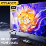 4K HD HDMI Video bi-direkcioni razdelnik / switcher Essager EQHH2-HX0G-Z - Slika 7