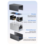 RJ45 eternet produzni adapter 10Gbps Essager EZJRJW-XT0G-P - Slika 7