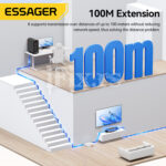 RJ45 eternet produzni adapter 10Gbps Essager EZJRJW-XT0G-P - Slika 6