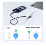 2u1 100W magnetni kabl USB-C na USB-C za Appple Watch i iPhone 17/16/15/14 - Slika 11
