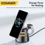 Bezicni magnetni punjac 4u1 za iPhone, Apple Watch i AirPods Essager EWXZM-YL01-Z - Slika 7