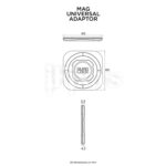 Univerzalni mag adapter drzac za mobilni telefon Quad Lock - Slika 2