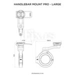 Drzac za telefon na volan (guvernal) motora Quad Lock pro large - Slika 2