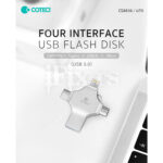 USB flash memorija 64GB USB 3.0/micro USB/Type C/Lightning Coteci CS8836 - Slika 5