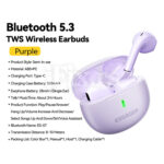 Bluetooth slusalice Shining TWS Essager EEJTW-SL05 ljubicaste - Slika 2