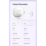 Bluetooth slusalice Shining TWS Essager EEJTW-SL05 ljubicaste - Slika 8