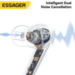 Bluetooth slusalice Yuexin Double Noise Cancelling TWS Essager ES-06 - Slika 5